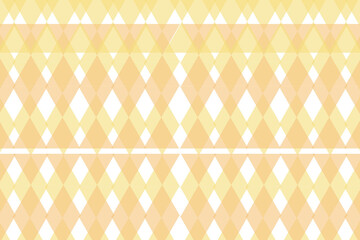 Fabric pattern formed from triangles