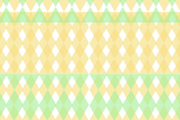 Fabric pattern formed from triangles