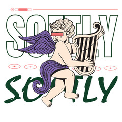 softly t shirt design