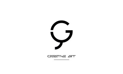 GY, YG, G, Y abstract letters logo monogram