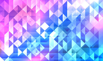 Abstract colorful triangular mosaic pattern background, glass style. Prism triangle pattern background. Holographic foil. Geometric pattern. Brand new design for your business. Modern Vector EPS10.