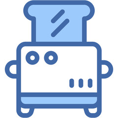 Vector Icon Toaster, Food and Restaurant, Kitchenware, Electronics, Toaster