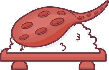 Cute Sushi Illustration Collection Food