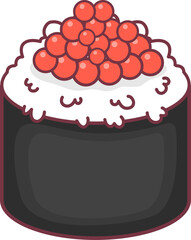 Cute Sushi Illustration Collection Food