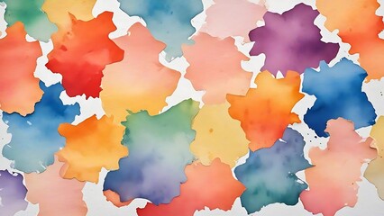 Obraz premium abstract watercolor hand painted background, wallpaper