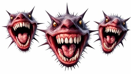 Creepy cartoon virus.Ai