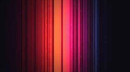 Vertical Stripes of Red, Orange, Pink, and Purple Colors