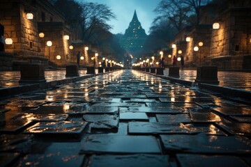 Renewing tradition the great wall in a contemporary and realistic perspective, generative IA