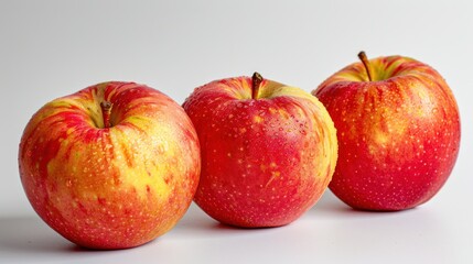 Liberty Apple fruit on white background