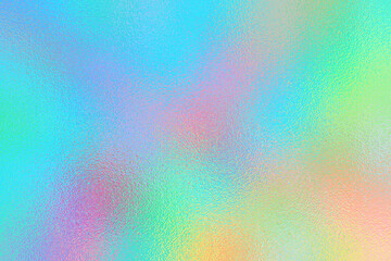 Trendy holographic iridescent foil texture for design. Rainbow shine background, metal effect.