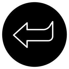 Vector Icon switch, left, arrow, sign
