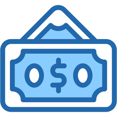 Vector Icon money, cash, currency, argent, business and finance