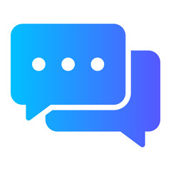 chat gradient icon