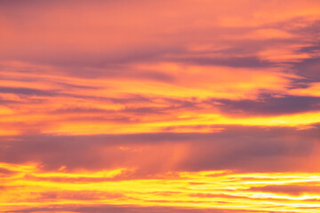 Fototapeta premium Pink & Yellow Sunset