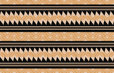 Geometric ethnic oriental ikat seamless pattern  color oriental. Aztec ornament print. Design for background ,curtain, carpet, wallpaper, clothing, wrapping, Batik, vector illustration.