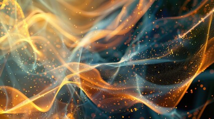 A close-up view of a bright yellow and blue background, ideal for graphic designs or as a texture