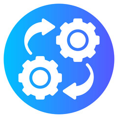 devops gradient icon