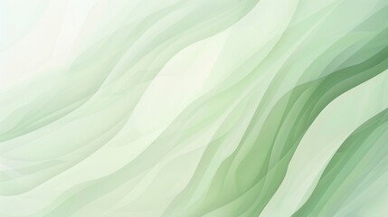Obraz premium Abstract Green And White Curved Lines Background
