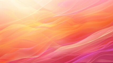 Fototapeta premium Abstract Sunset Sky With Pink, Orange, And Yellow Hues