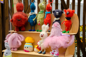 Designer soft knitted toys for sale