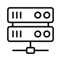 Check this beautifully designed icon of data server in modern style