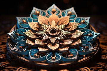 June 21 International Yoga Day Woman made with green leaves in yoga pose, generative IA