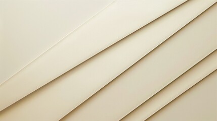 Obraz premium Diagonal Lines of White and Cream Exterior Wall