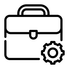 portfolio line icon