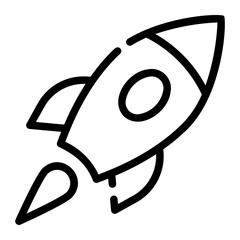 project launch line icon