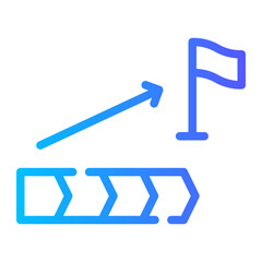 process gradient icon