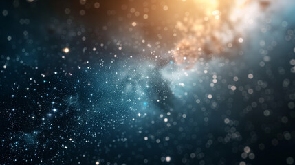 Obraz premium Nebula in deep space with starsb