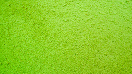 A Green Mosque Carpet With A Furry Texture