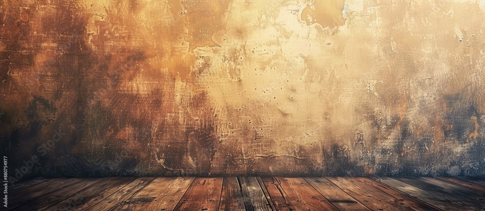 Aufkleber vintage abstract texture background with a brown concrete floor providing copy space image