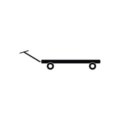 Goods trolley icon