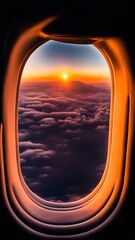 Fototapeta premium aircraft window