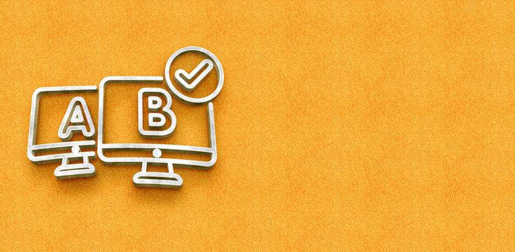 A and B testing, also known as split testing, is a method used to compare two versions of a variable to determine which one performs better