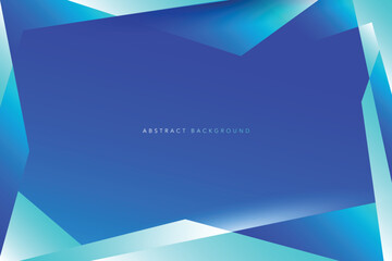 Abstract light and dark blue color gradient background. Modern minimalistic vector and geometric design template