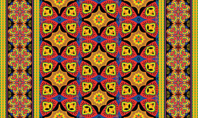 African ethnic native pattern.Traditional kente,ankara,kitenge,chitenge,capulana african wax print fabric pattern.Abstract vector motif pattern.For fabric,clothing,blanket,carpet,woven,wrap,decoration