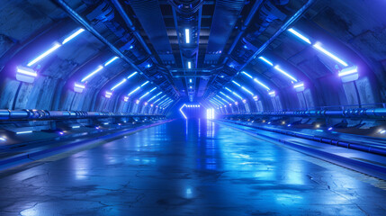Sci-Fi Atmosphere: The scene evokes a sci-fi atmosphere, highlighting concepts of advanced technology, neon-lit environments, and cybernetic enhancements. It suggests a world where technology 