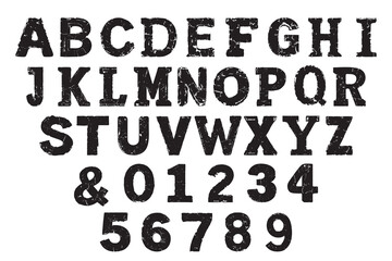 Urban Grit: Distressed Bold Uppercase Font