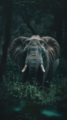 World Elephant Protection Day. elephants in the wild