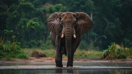 World Elephant Protection Day. elephants in the wild