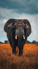 Fototapeta premium World Elephant Protection Day. elephants in the wild