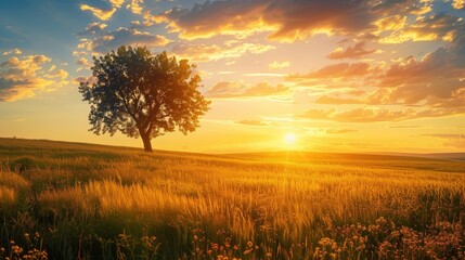 Fototapeta premium Free good morning scene wallpaper background photo