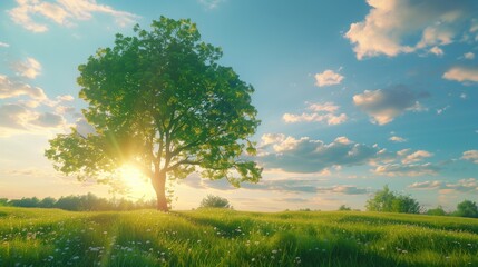 Free good morning scene wallpaper background photo