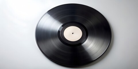 Obraz premium Schallplatte Vinyl Schellack Vinylscheibe Scheibe Platte Generative AI