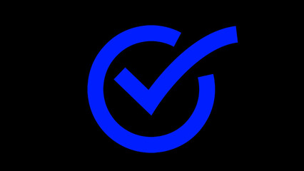 Check mark icon. Approved symbol.Tick mark.