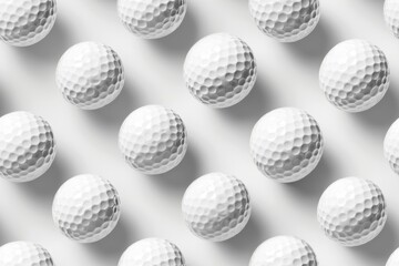 Seamless pattern with Golf balls