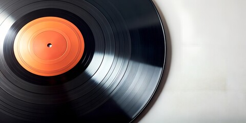 Fototapeta premium Schallplatte Vinyl Schellack Vinylscheibe Scheibe Platte Generative By AI