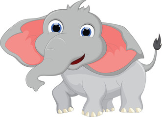 Cute elephant cartoon
